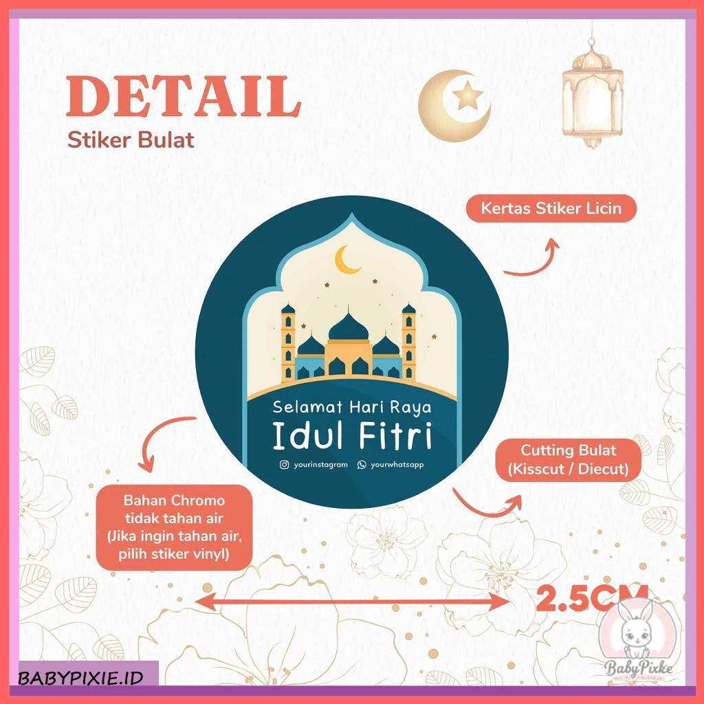 

500 Pcs Stiker Halal Wajib Unboxing Sticker Label Bulat ST001