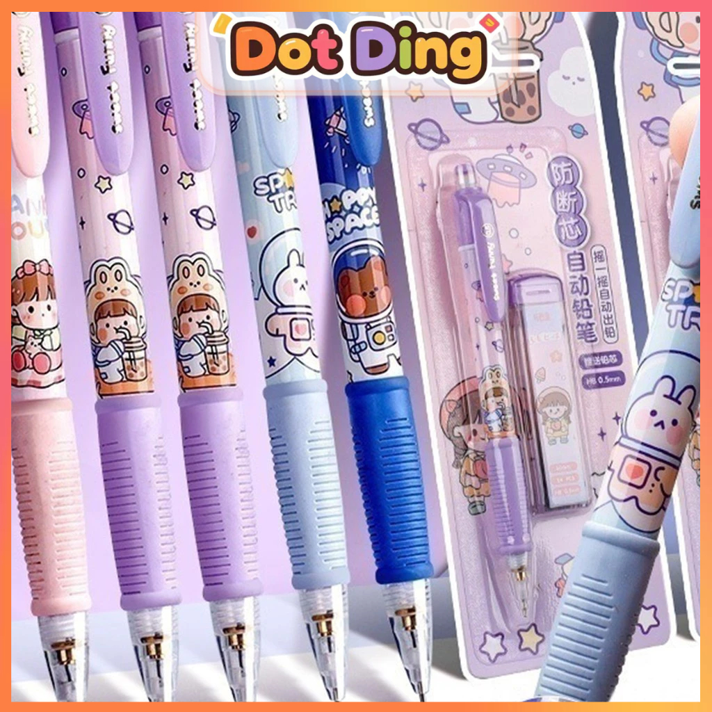 

[DOTDING] ‌Pensil Mekanik Lucu Angin Goyang - Inti 0.5mm Tahan Lama & Genggam Ergonomis, Cocok untuk Ujian dan Tugas Harian Q108
