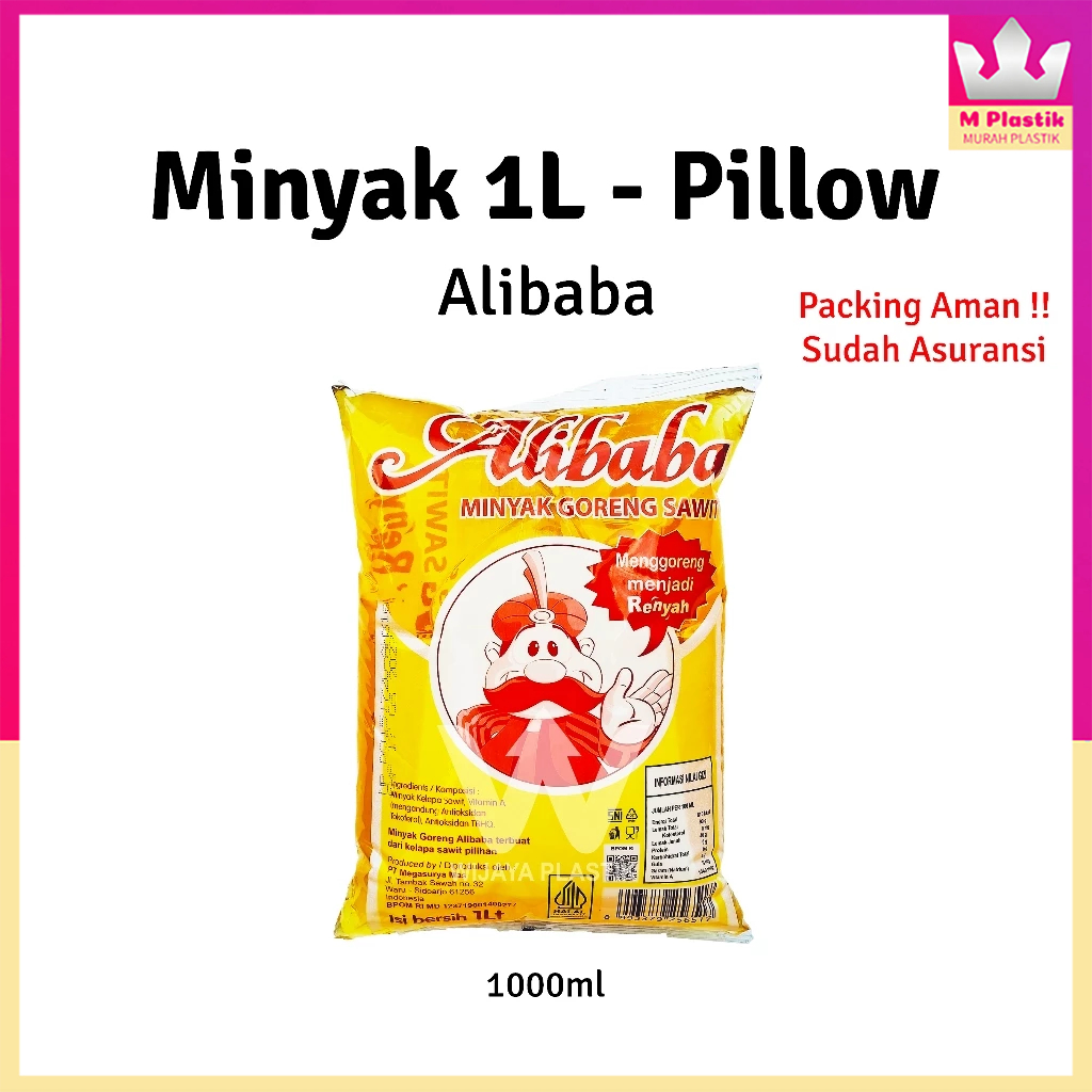 

Minyak Murah ALIBABA 1L @Pack | Random tawon miki vipco camar tawon resto pouch pillow 1 L termurah ekonomis pack