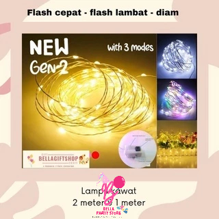 LED kawat bobo balon PVC | Tumblr lampu kawat 2 meter  lampu hias tumblr balon INCLUDE BATERAI