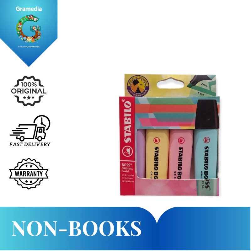 

Gramedia World BSD - Stabilo Boss Pastel Set 4