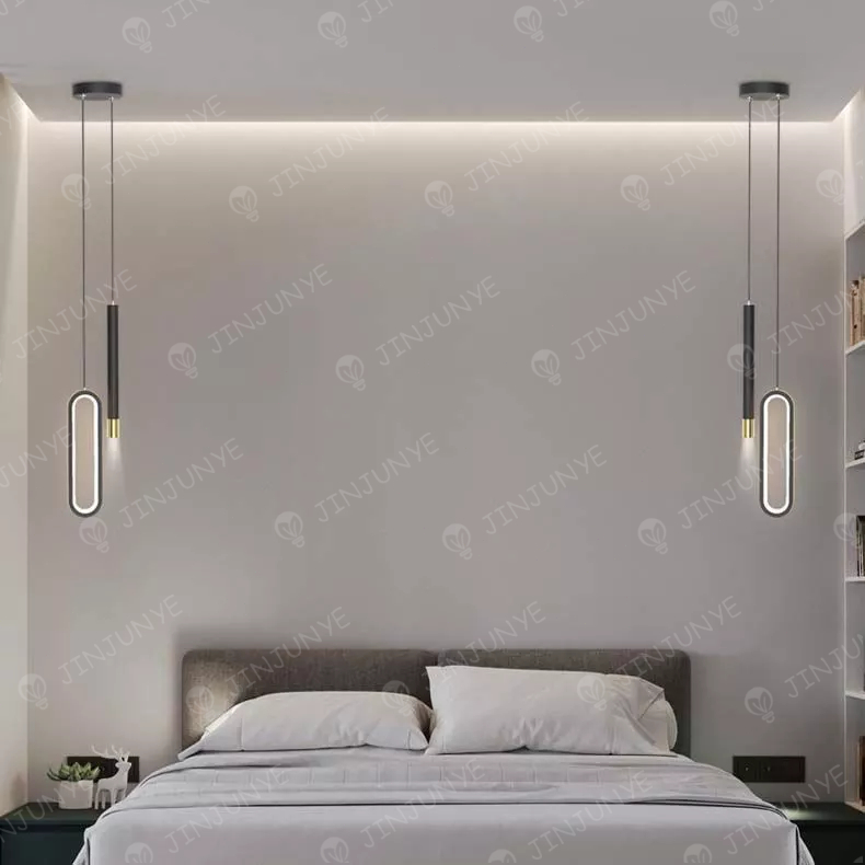 ID LAMPU GANTUNG KAMAR TIDUR MODERN MINIMALIS LAMPU GANTUNG TIDUR AESTHETIC KAMAR MANDI LED 3 WARNA