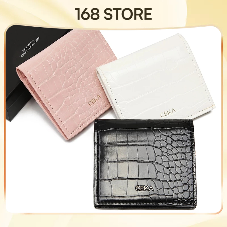 Dompet Wanita Lina Short Wallet Import Card Holder Wanita Dompet Mini Kecil Lucu CK Wallet Grosir168