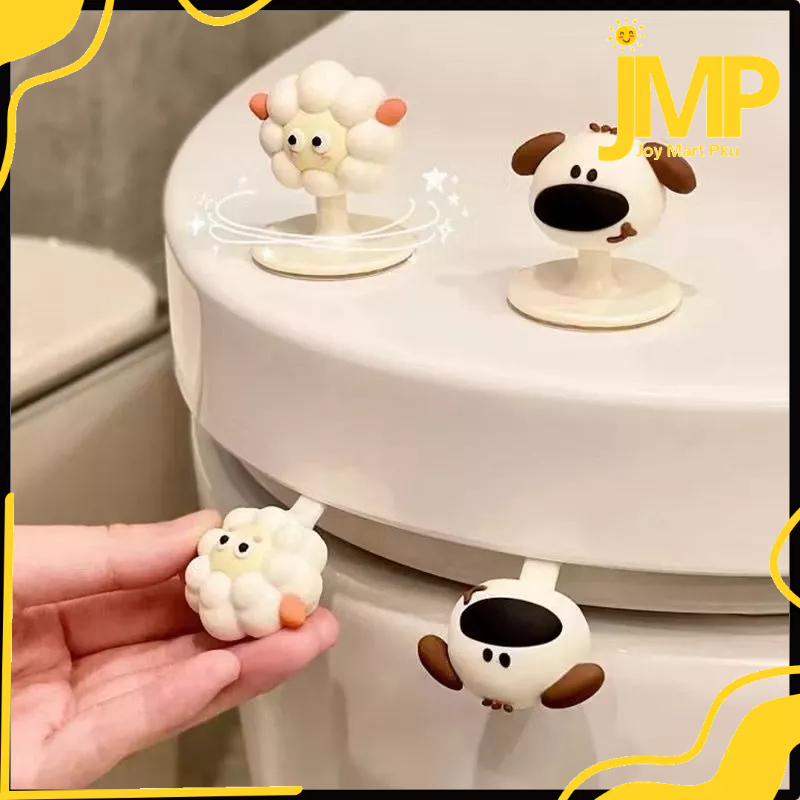 JMP - Pengangkat Tutup Dudukan Kloset Pegangan Tutup WC Duduk Motif Hewan Lucu