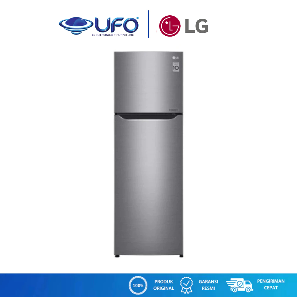 LG Kulkas 2 Pintu Kapasitas 272 Liter GNG272SLCB