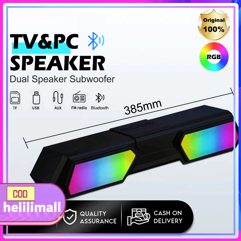【TV&PC BASS】Speaker Bluetooth Soundbar Super Bass Robot 2 Speaker Original Computer TV Laptop Gaming