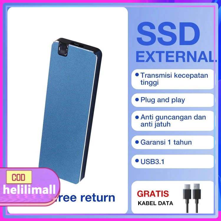 Terlaris Ssd Type-C Usb3.1 Hard Drives 2Tb 4Tb 8Tb 16Tb Hardisk Eksternal Hard Drive Seluler Ssd Usb