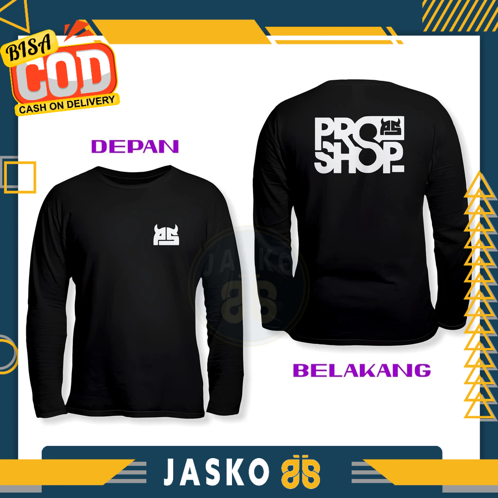 Baju Tshirt PROSHOP Logo v2 DB Lengan Panjang Kaos Distro
