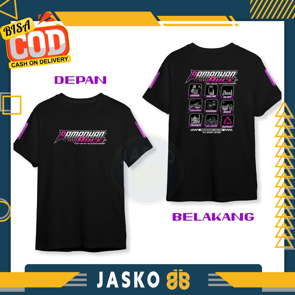 Baju Tshirt RAMADHAN RACE 2025 RACING DB Kaos Distro