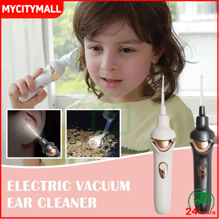 Alat Pembersih Telinga Sedot Elektrik Bayi Isi Ulang Korek Kuping Led Anak-anak Alat Sedot Kotoran T