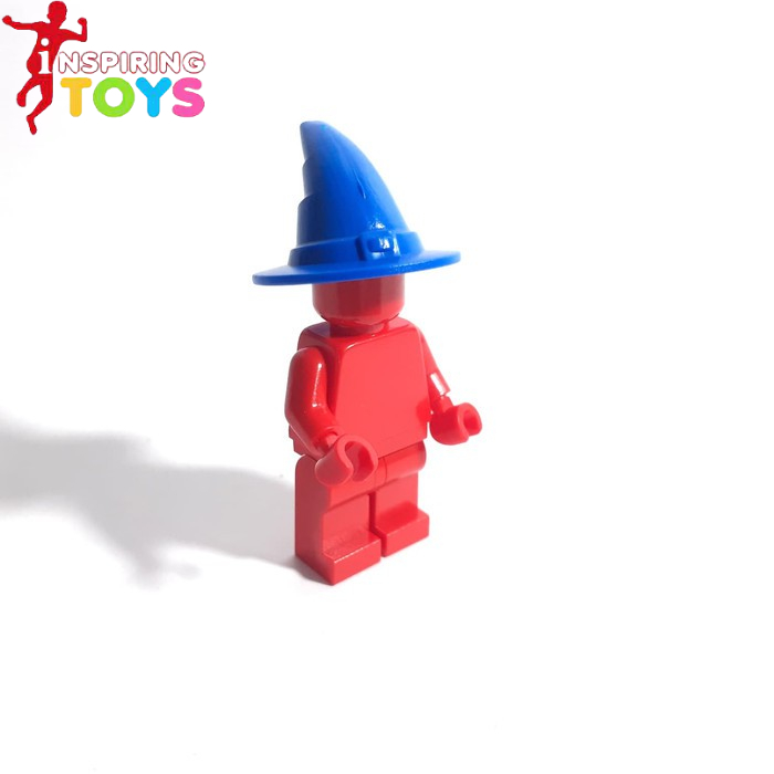 Lego Parts For Minifigures : Headgear Wizard Blue