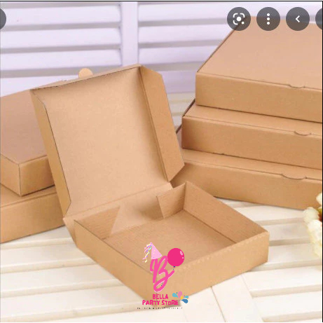 

gift box 30x30x3 ukuran pizza Box Craft Box Pizza Kraft Kardus Piza Polos Dus Martabak Box