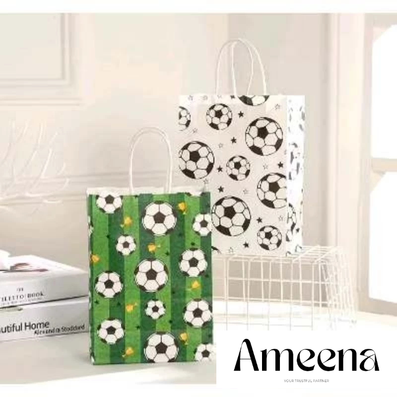 

[SATUAN] Paper bag motif Bola Olahraga anak cowo/ Paperbag goodiebag anak ulang tahun/Tas Kado motif Sport Sepakbola Basket Football Voli