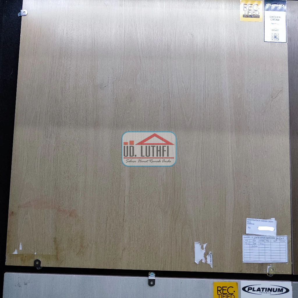 Keramik Lantai Kasar 60x60 Platinum Sweden Cream