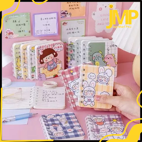 

JMP - Buku Catatan Kecil Notebook Ring Motif / Notebook Ring Motif / Buku Catatan Ring / Buku Mini Alat Tulis Portable