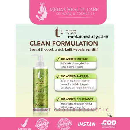 Makarizo Shampoo/Conditioner Techno Nature Micellar 180ml