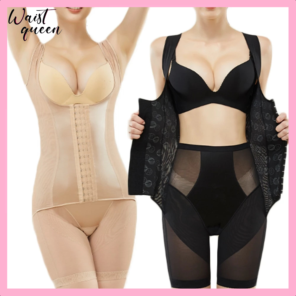 【WaistQueen.id】Postpartum body shaping buttock lifting, leg slimming, abdominal one-piece shapewear
