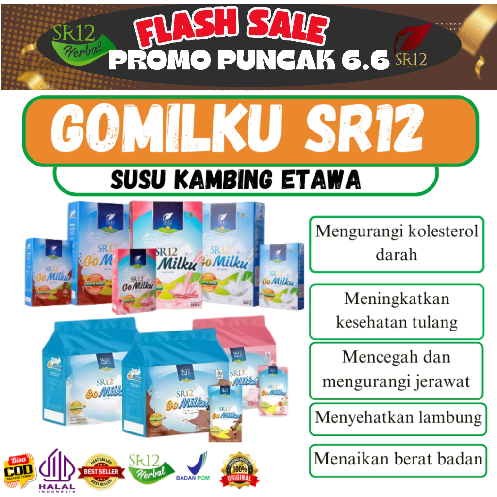 

Gomilku SR12 / Susu Kambing Ettawa SR12