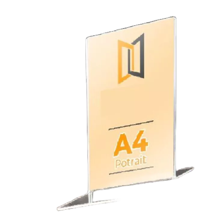 

Tempat Brosur meja A4/acrylic tent holder 30cmx21cm 2mm
