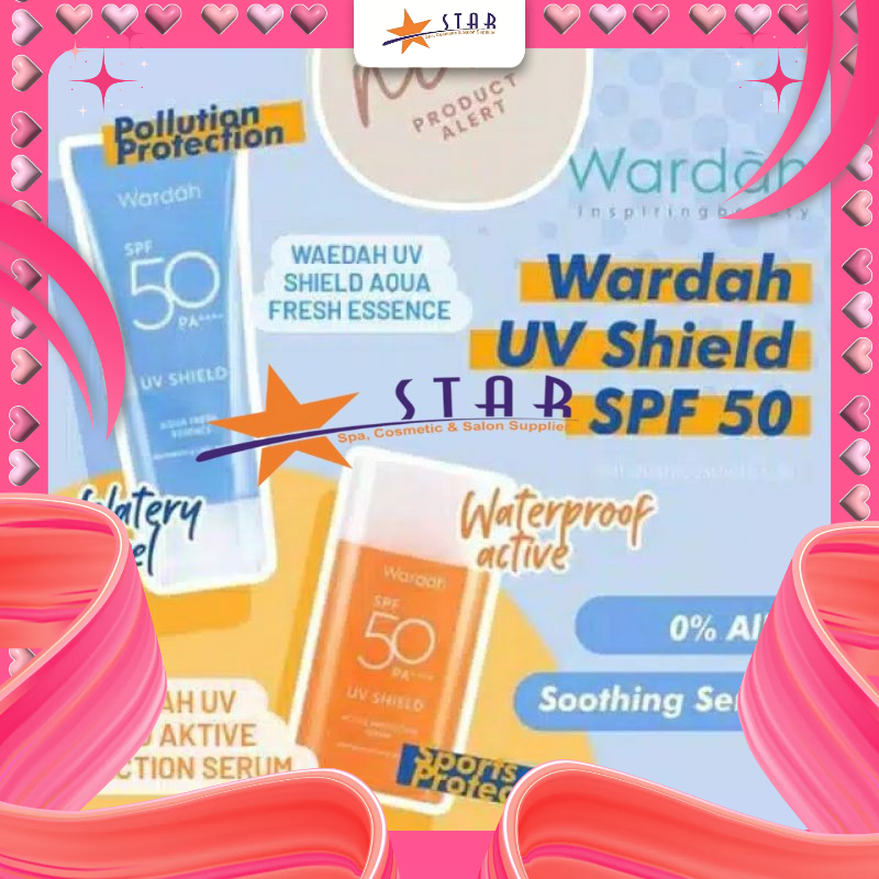 * STAR * Wardah Sunscreen Waterproof/Sunblock Wardah/Tabir Surya SPF 50 PA++++ - Melindungi Sinar UV
