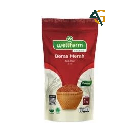 

Beras Merah Organik Kualitas Ekspor 1Kg / Wellfarm Beras Merah Wangi Organik Pecah Kulit