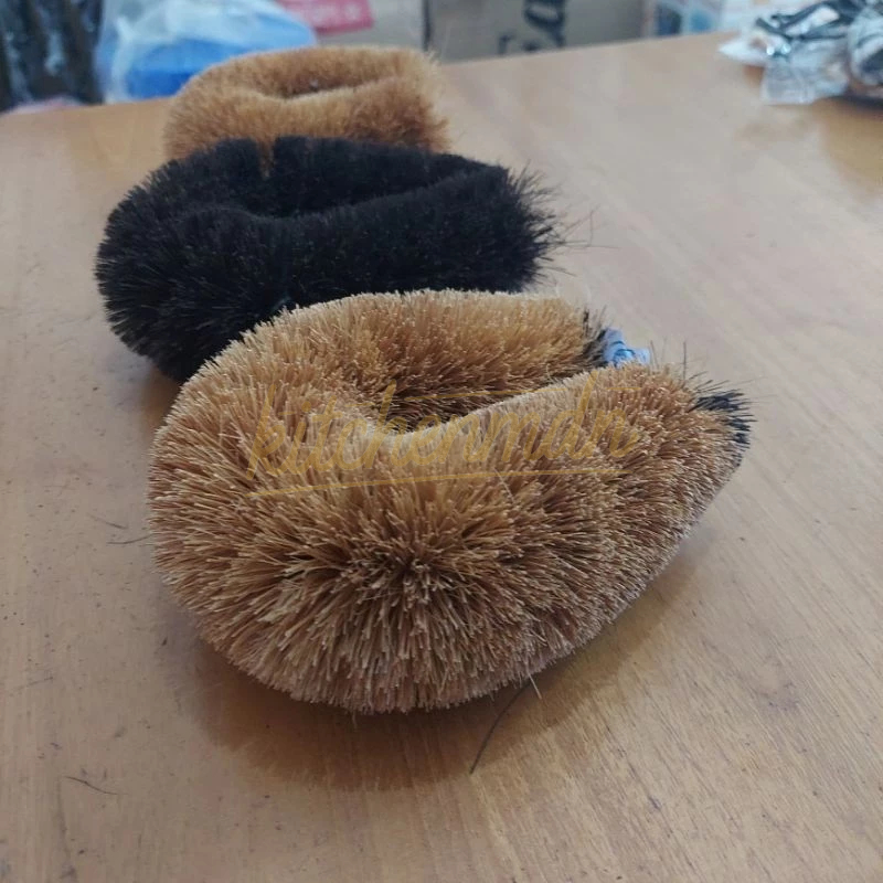 Sikat Kamar Mandi Sabut Kelapa Coklat / Hitam Kodok Katak Besar - KitchenMdn