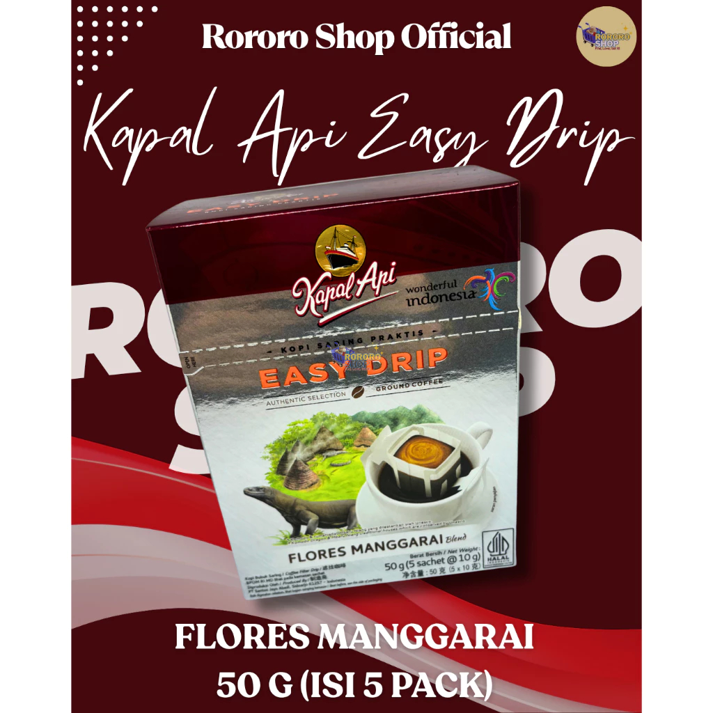 

Kopi Kapal Api Easy Drip 50g Isi 5 Pack | Kapal Api Easy Drip, solusi kopi praktis buat kamu! #EasyDrip #NgopiPraktis Coffee Bag