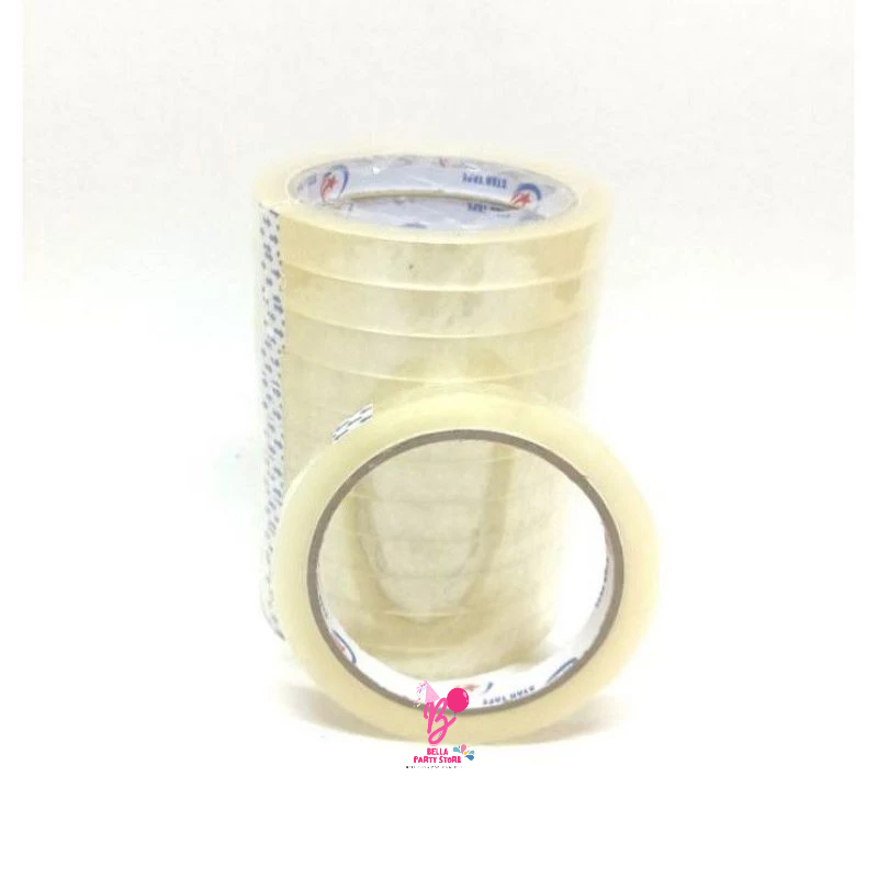 

isolasi kecil selotip bening tape 12mm 72 yard