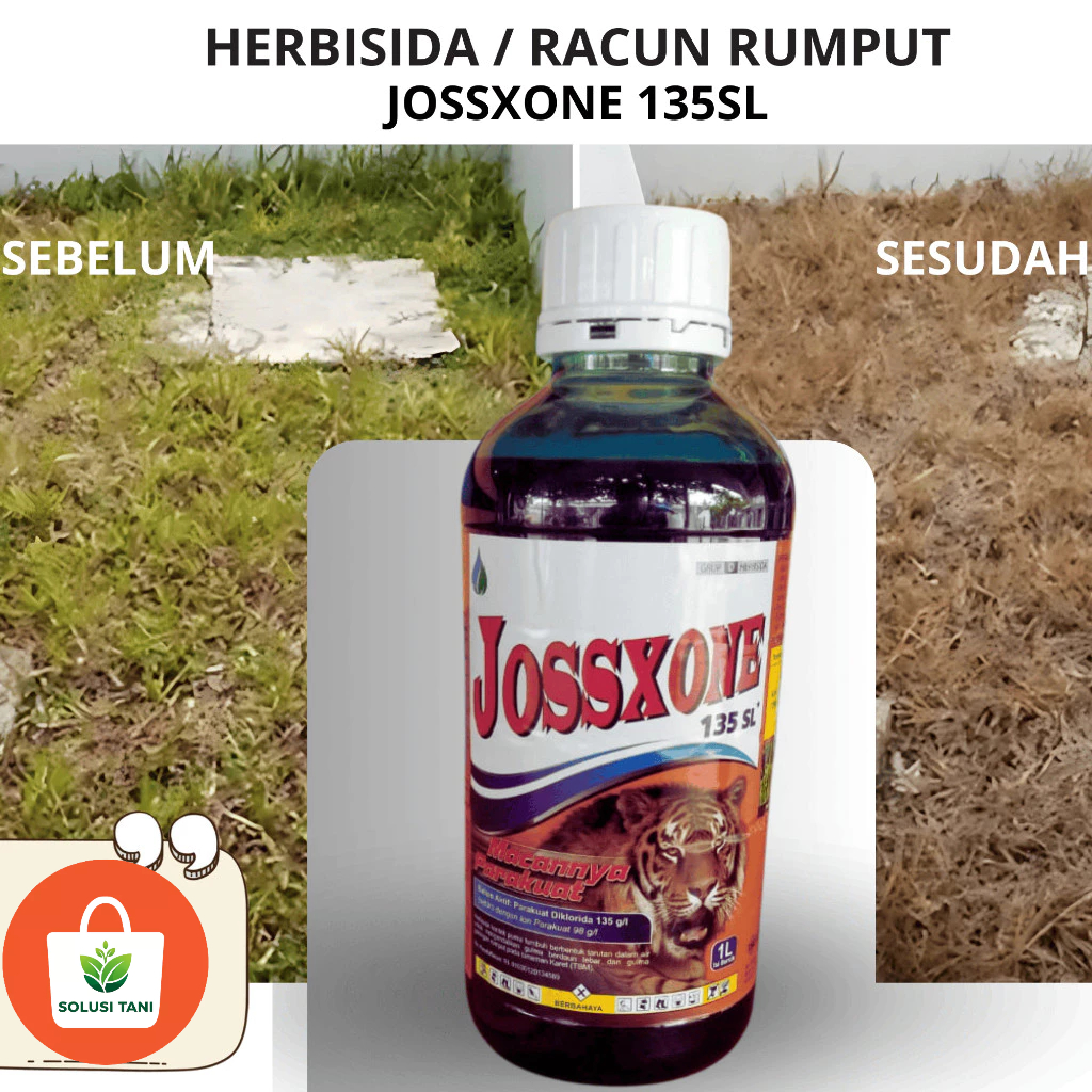HERBISIDA JOSSXONE 135SL / ASXONE 138SL 1 LT LITER PARAKUAT DIKLORIDA TERMURAH DAN ORIGINAL