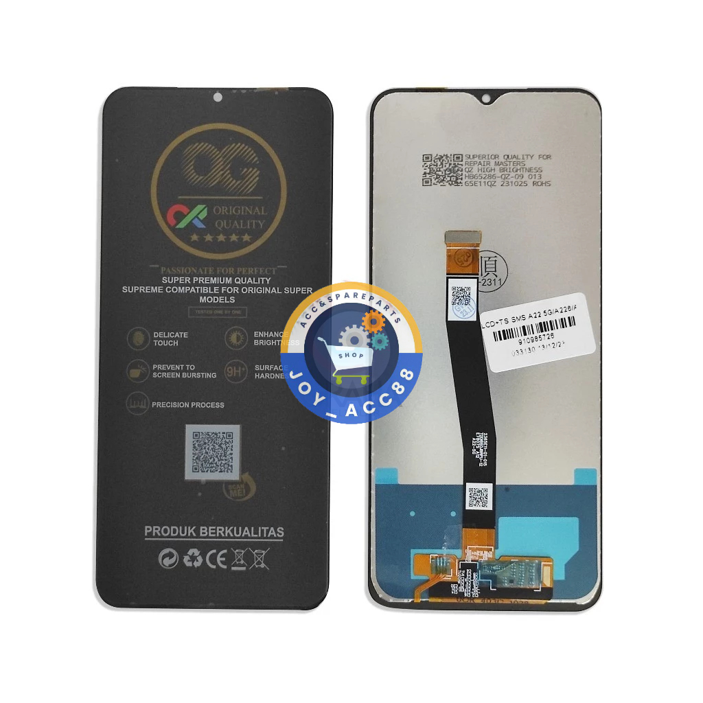 LCD FULLSET SAMSUNG A22 5G OG ORI SUPER