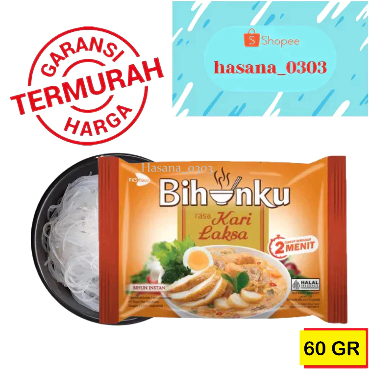 

Bihunku Bihun Instan Kari Laksa 55 g