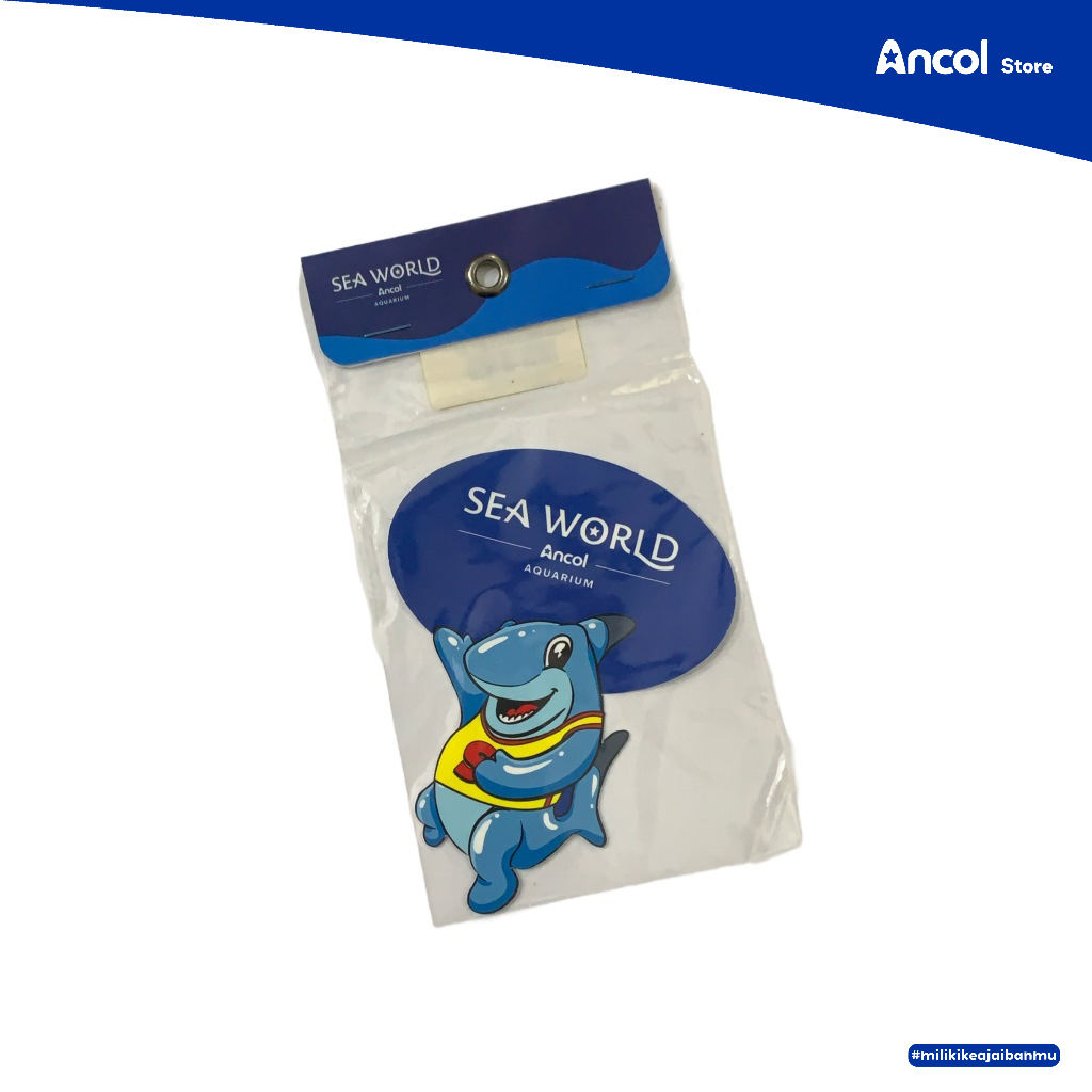 

Ancol Stiker Mobil | Stiker Motor Eksklusif Sea World Sharky | Official Merchandise