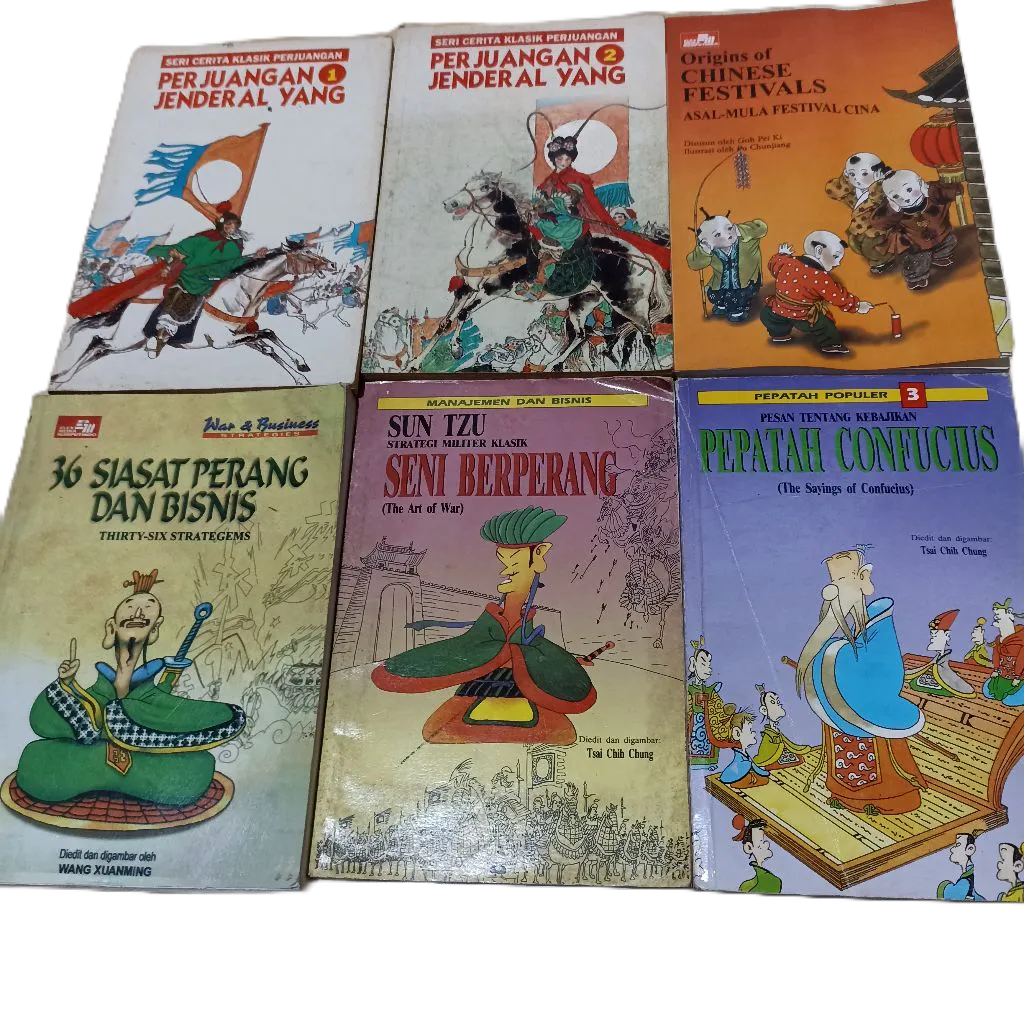 komik mandarin Kisah 3 kerajaan sam kok filsafat kerajaan motivasi hitam putih