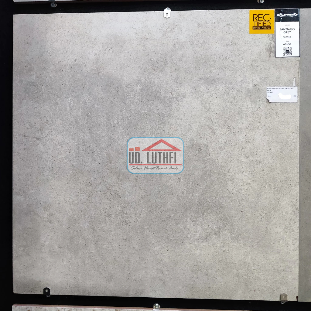 Keramik Lantai Kasar 60x60 Platinum Santiago Grey