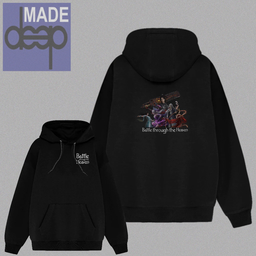 MadeDeep Hoddie Oversize Anichin Donghua BTTH Oversize Jumbo XXL XXXL XXXXL XXXXXL
