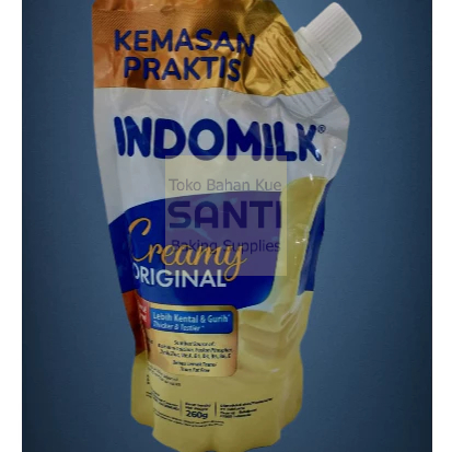 

Indomilk | Krimer Kental Manis Pouch | 260 Gram