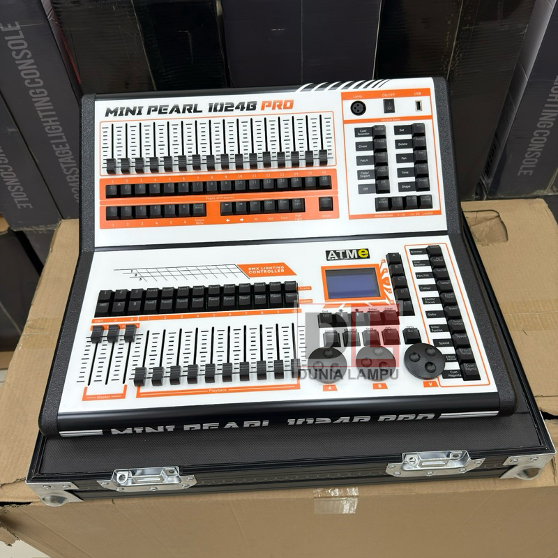 NEW Minipearl 1024B PRO Pearl 1024B PRO WHITE ORANGE COLOUR dmx console mixer lighting lampu panggun