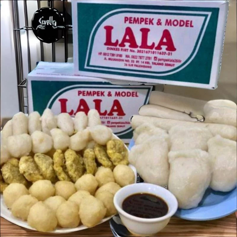 

PEMPEK & MODEL Lala 26 Ilir Palembang ( Isi 40 PCS Campur)