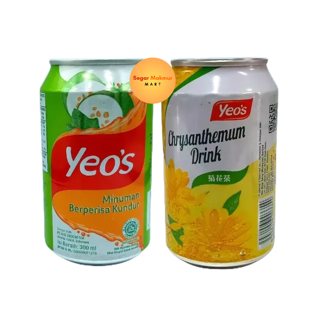 

(SMM) (3kaleng) Yeos Drink Chrysanthemum-Wintermelon Kaleng 300ML Teh Bunga Krisan-Kundur Yeo's
