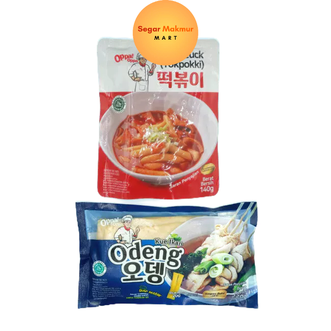 

(SMM) OPPA Odeng - Topokki Oden Tok Dengan Bumbu 20GR Kue Beras-Ikan Korea
