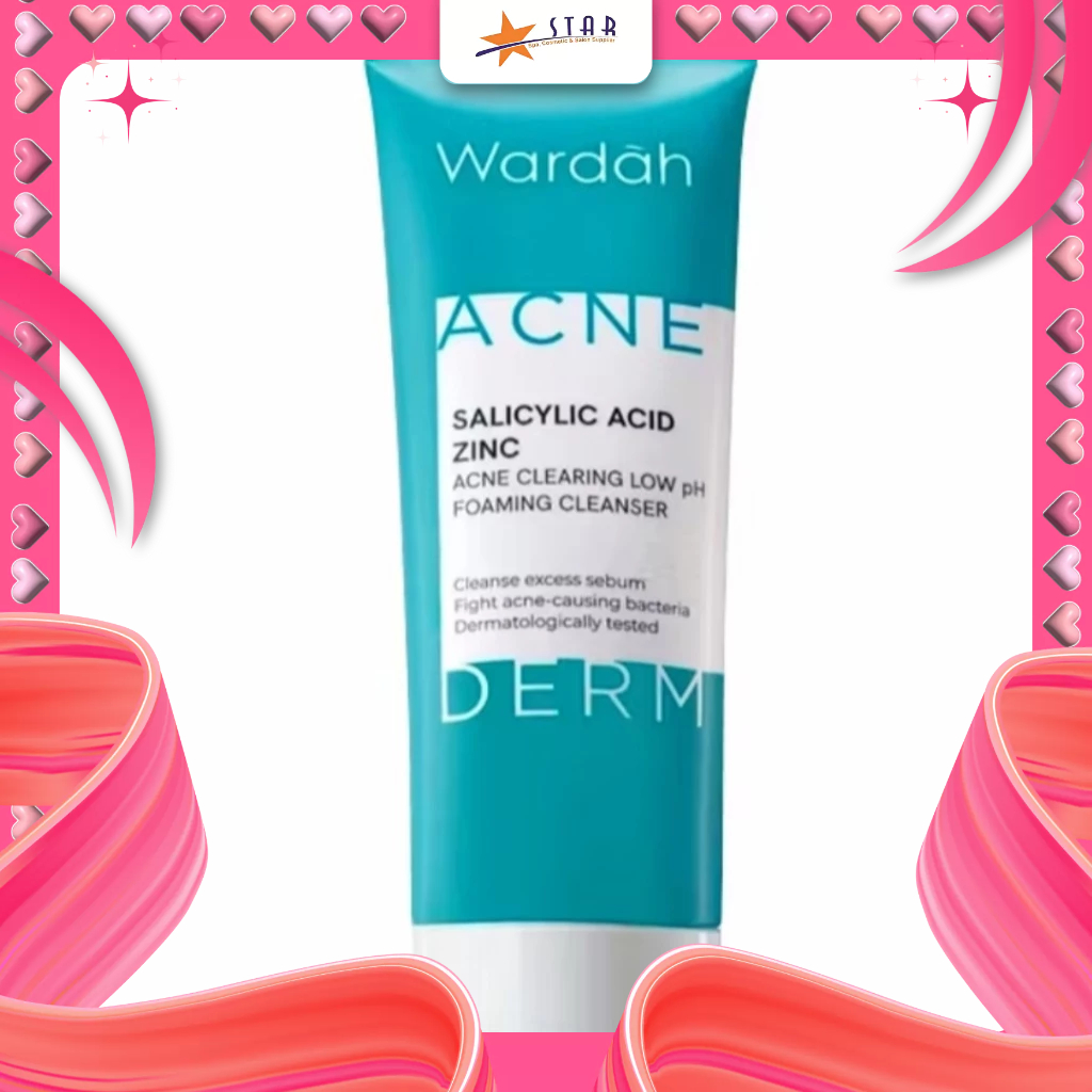 * STAR * Wardah Acne Salicylic Acid Zink  | Sabun Wajah/Sabun Muka/Facial Wash/Foam
