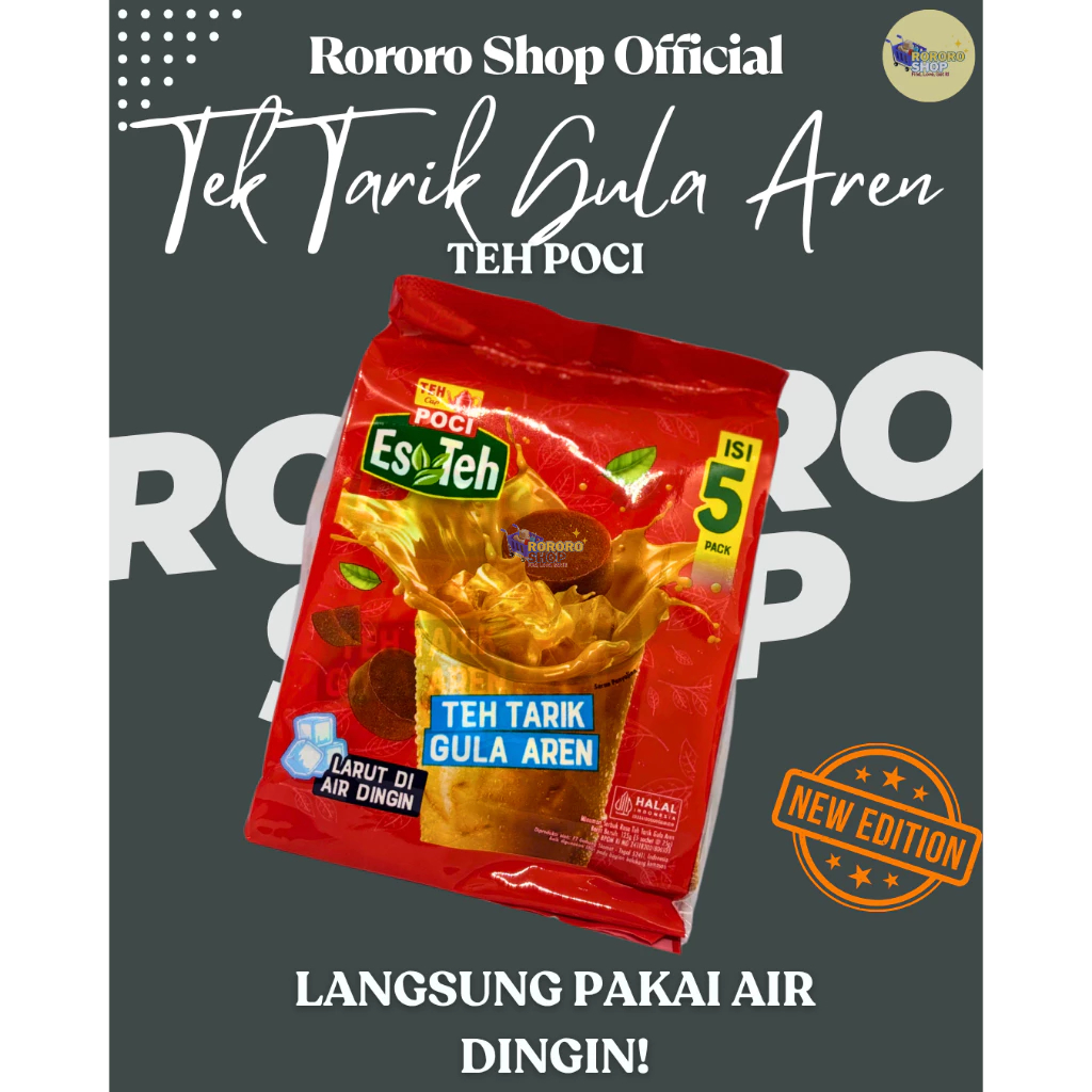 

Es Teh Poci NEW EDITION | Rasa Pandan Vanilla | Rasa Teh Tarik Gula Aren Vanila Tea Instan Air Manis Minuman