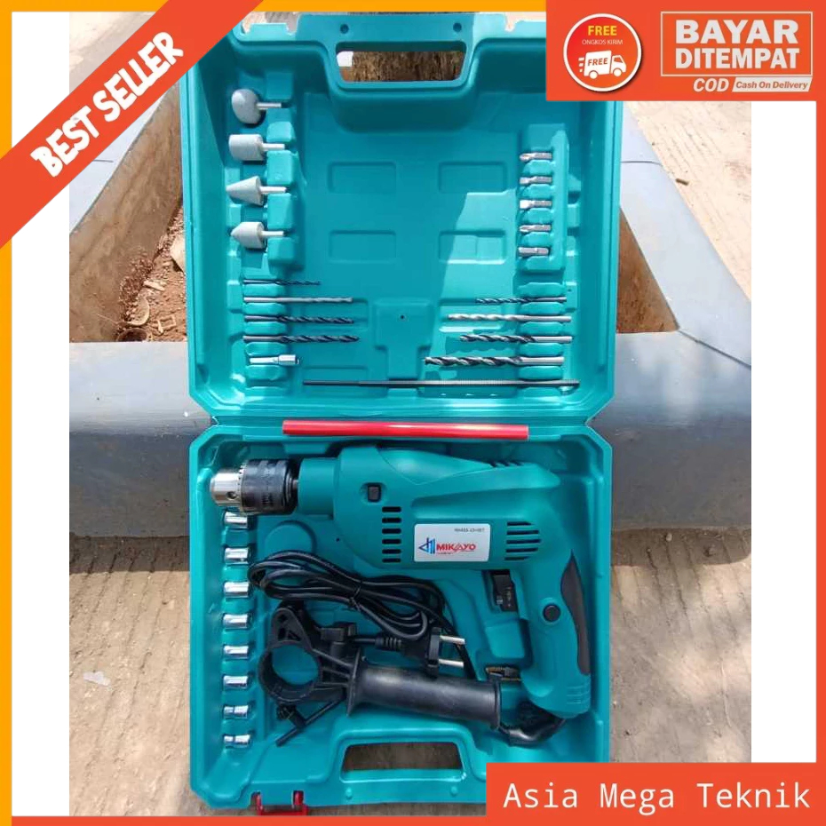 Mesin Bor 10 Dan13 mm Spek Makita Mesin Bor Impact Drill Listrik Bor beton Bor besi Bor Murah Laris 