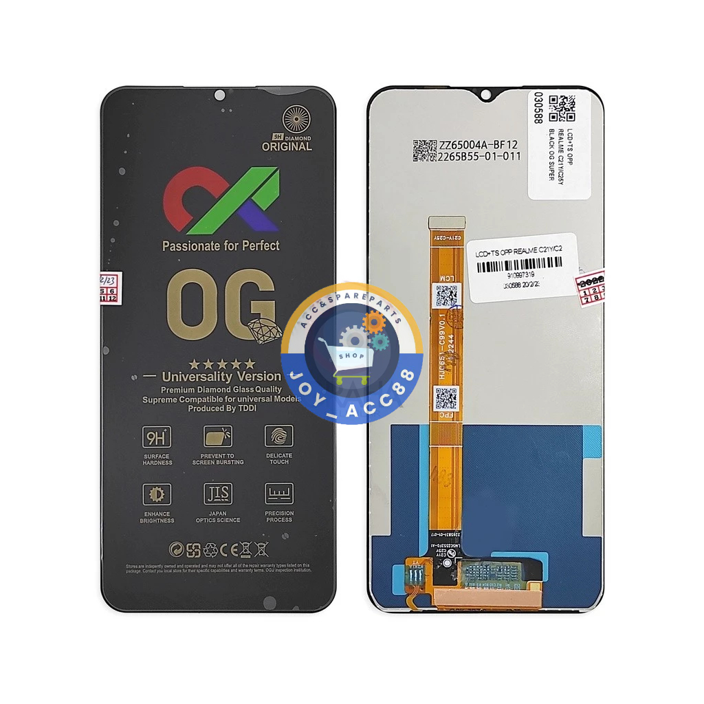 LCD FULLSET REALME C21Y | C25Y OG ORI SUPER