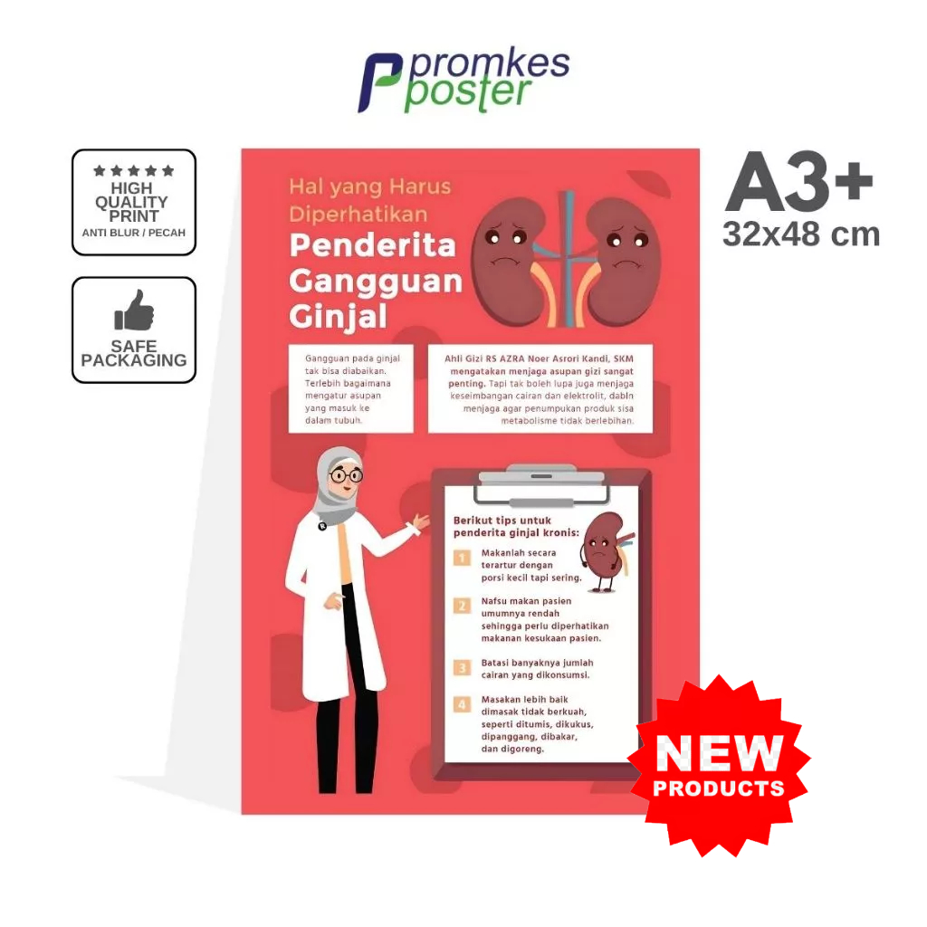 Poster Kesehatan Penderita Gangguan Ginjal