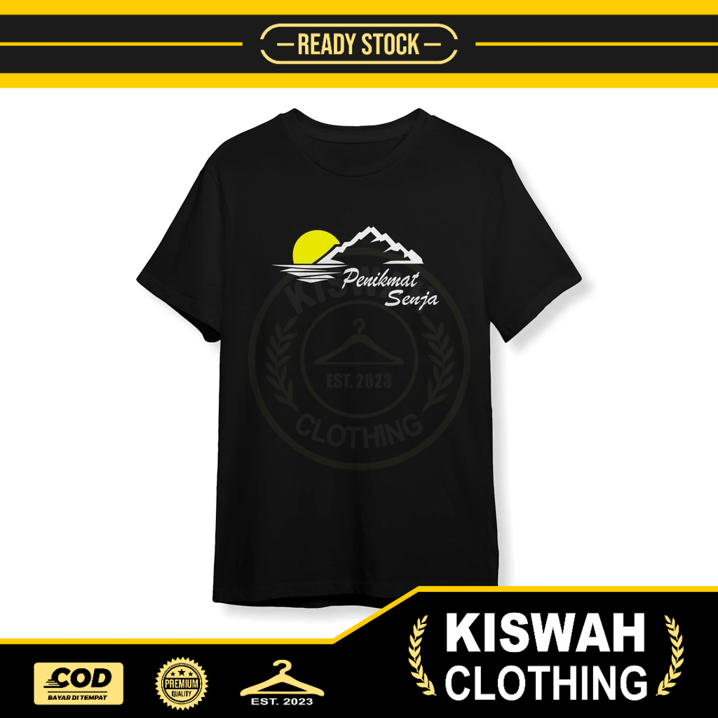 Kaos Tshirt Indie Penikmat Senja Kaos Distro