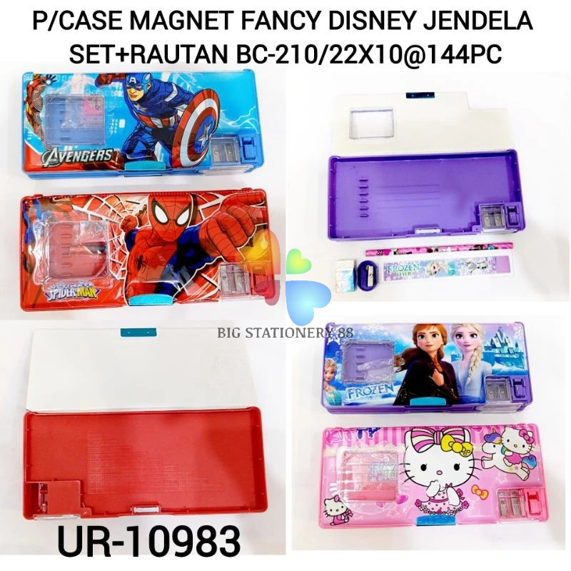 

KOTAK PENSIL MAGNET FANCY DISNEY JENDELA SET + RAUTAN BC-210