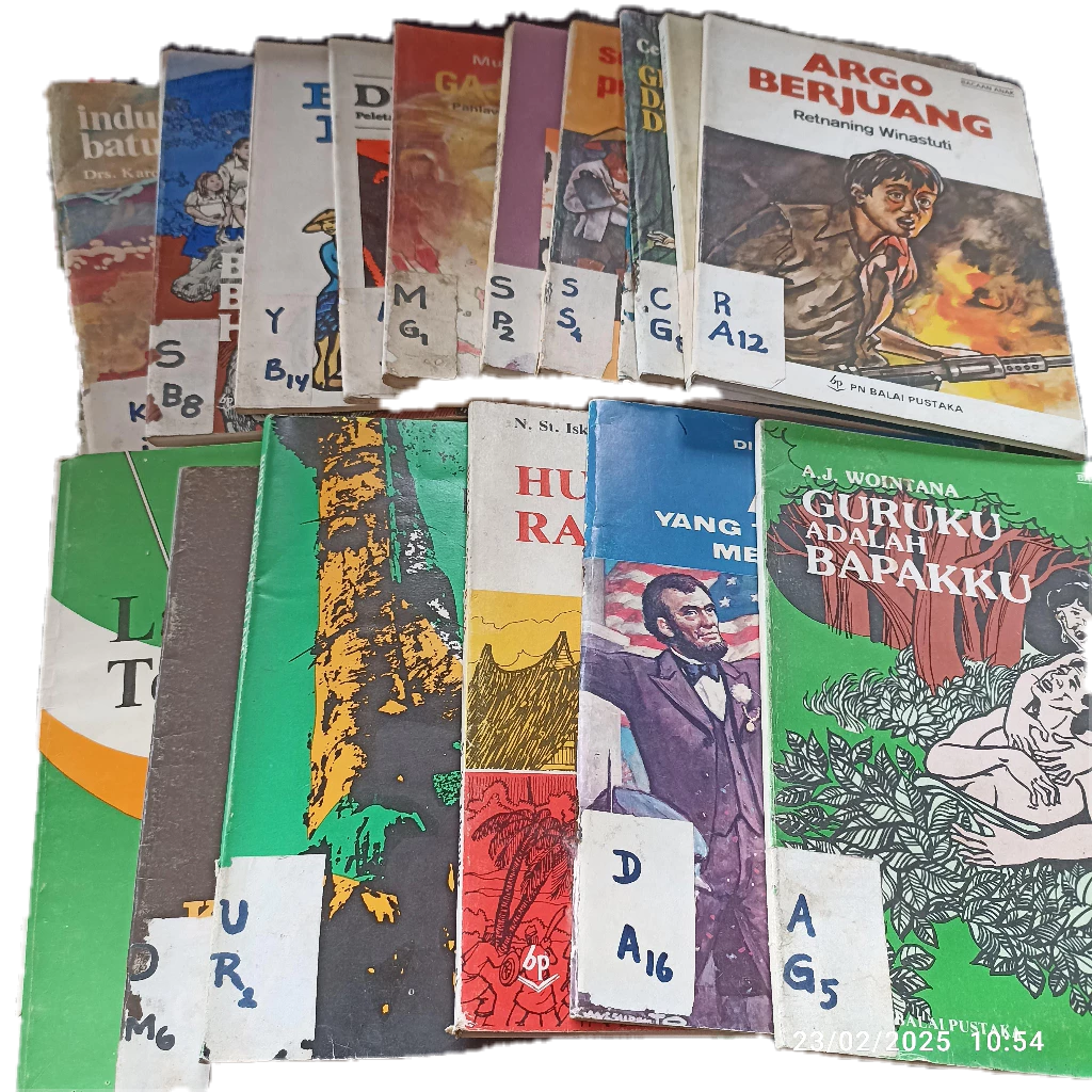 Buku sastra cerita dongeng anak penerbit balai pustaka jadul lama