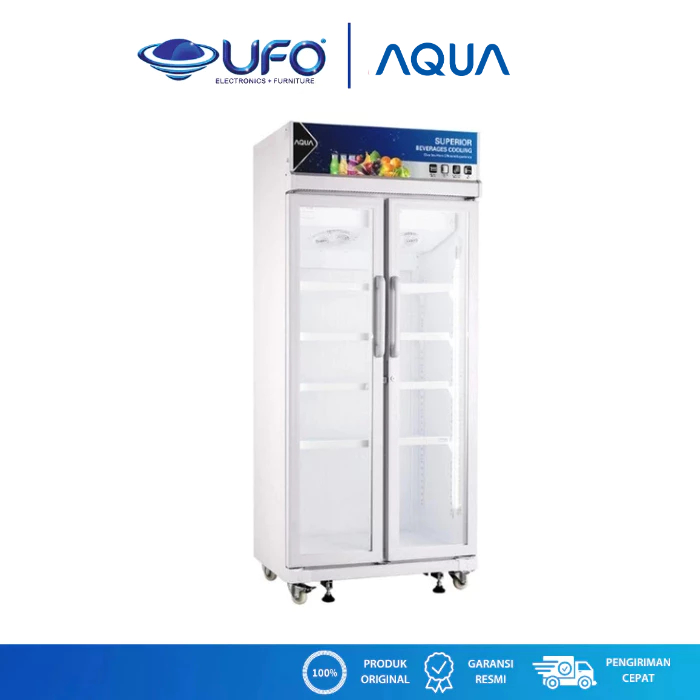 AQUA Showcase AQB-568 Kapasitas 455 Liter 2 Pintu AQB568
