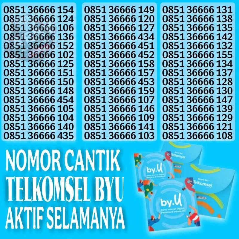 [BISA COD] Kartu Perdana Telkomsel ByU Aktif Selamanya